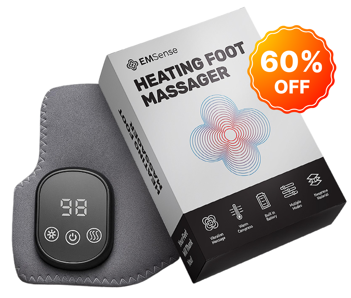 EMSense Triple Therapy Foot Massager